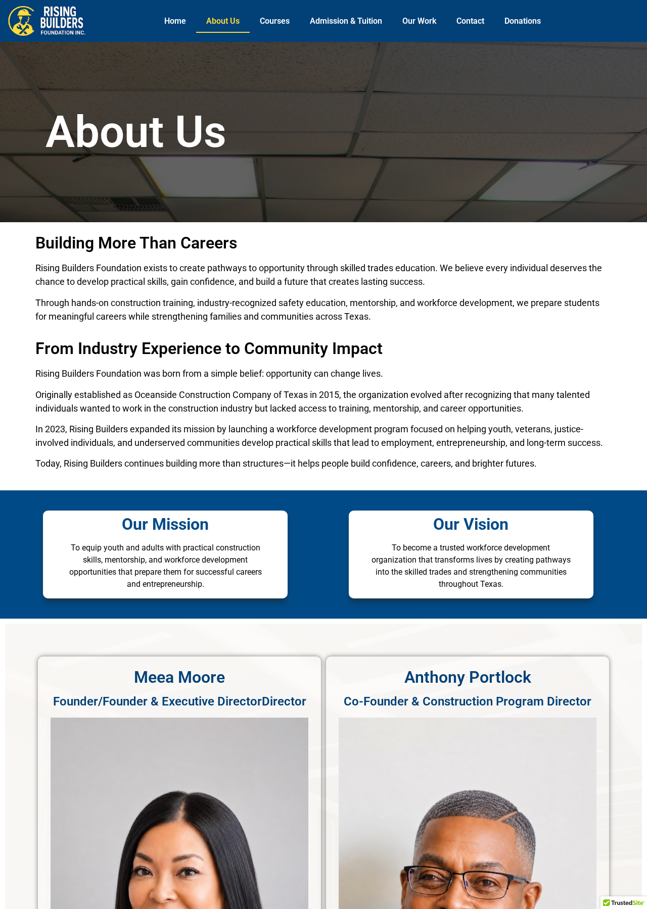 About Us — desktop